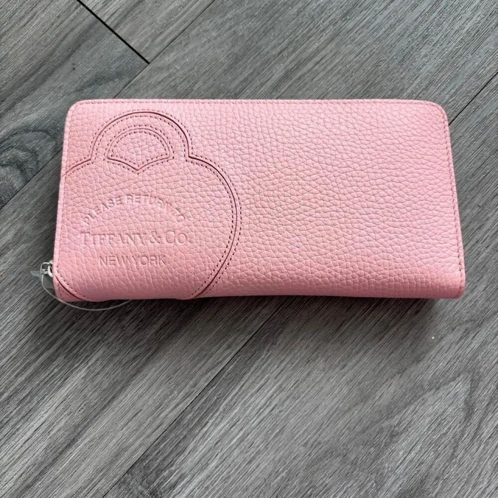 Tiffany-co Women's Pink and Orange Wallet-purses